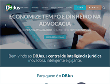 Tablet Screenshot of dbjus.com